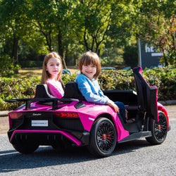 24V Lamborghini Aventador 2 Seater Ride On Car for Kids: Advanced Brushless Motor & Differential for High-Octane Fun (ONLINE ORDER ONLY)