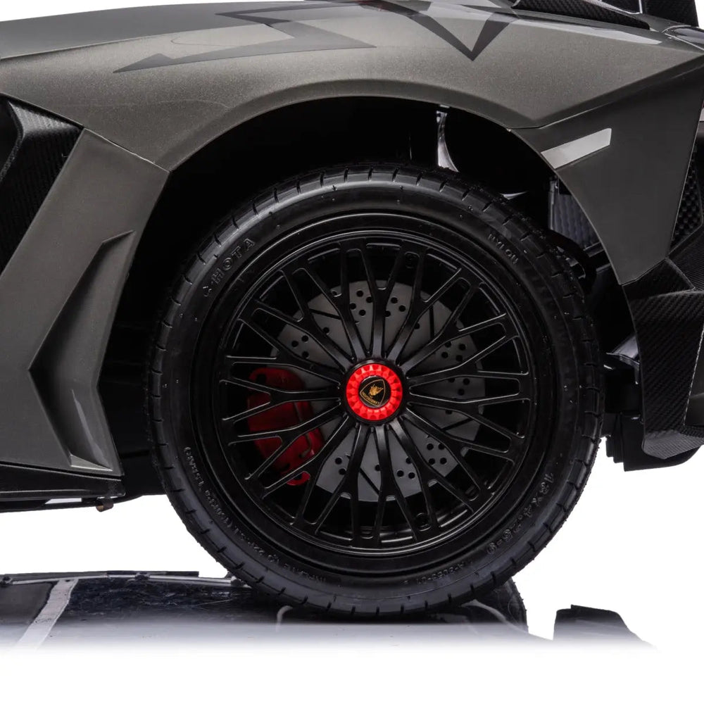 24V Lamborghini Aventador 2 Seater Ride On Car for Kids: Advanced Brushless Motor & Differential for High-Octane Fun (ONLINE ORDER ONLY)