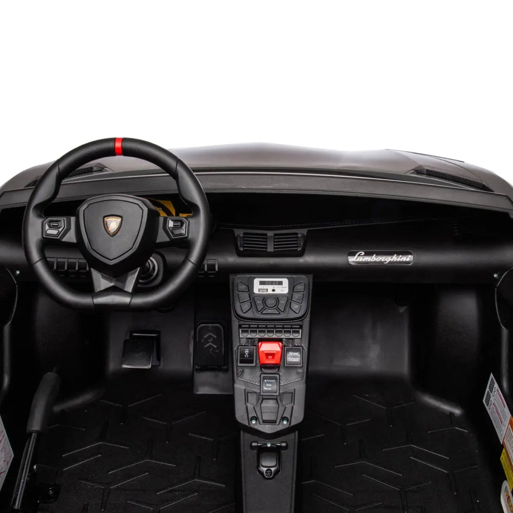 24V Lamborghini Aventador 2 Seater Ride On Car for Kids: Advanced Brushless Motor & Differential for High-Octane Fun (ONLINE ORDER ONLY)