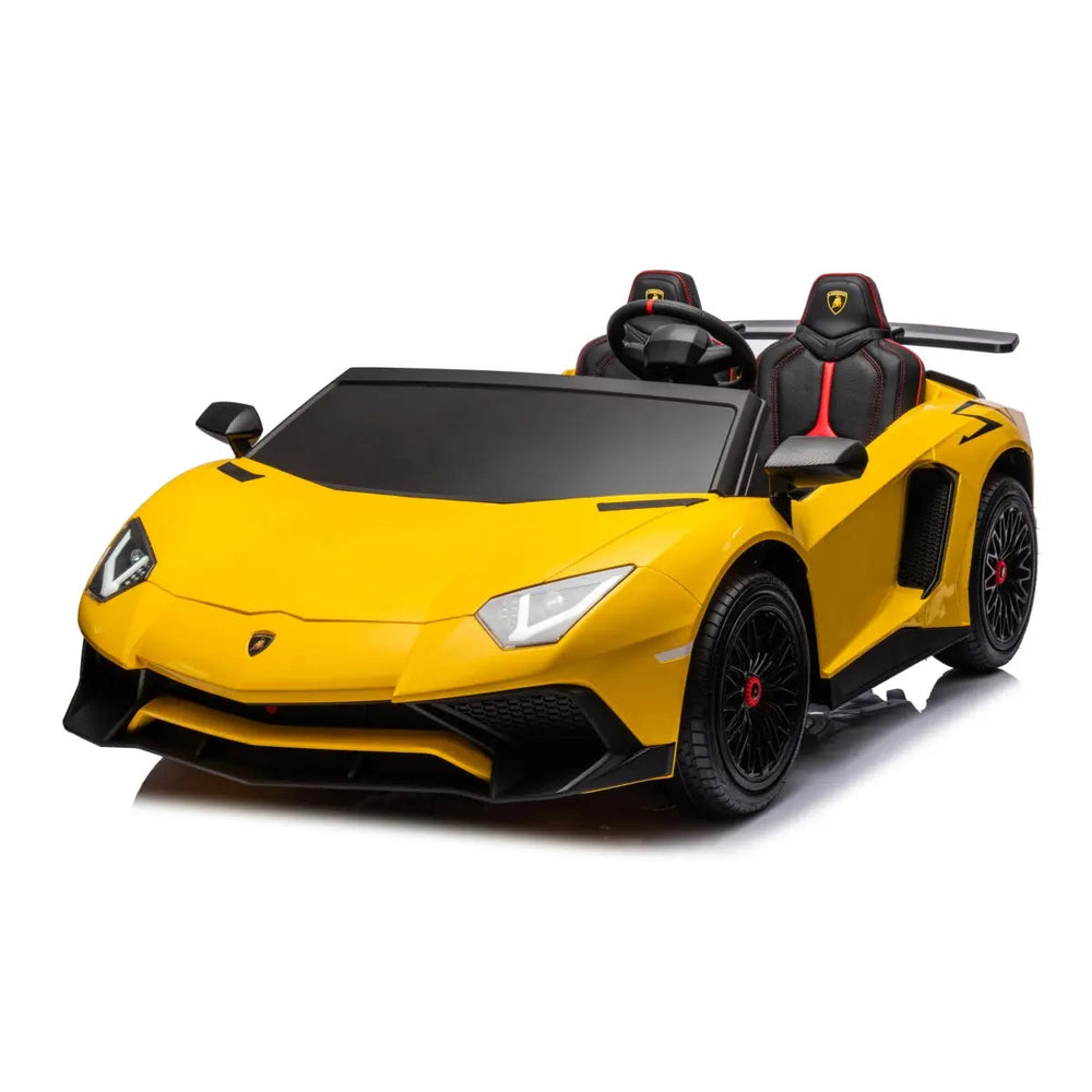 24V Lamborghini Aventador 2 Seater Ride On Car for Kids: Advanced Brushless Motor & Differential for High-Octane Fun (ONLINE ORDER ONLY)