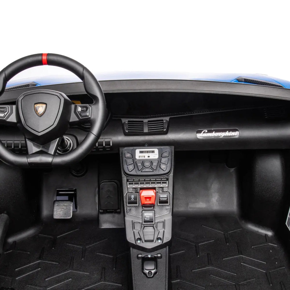 24V Lamborghini Aventador 2 Seater Ride On Car for Kids: Advanced Brushless Motor & Differential for High-Octane Fun (ONLINE ORDER ONLY)