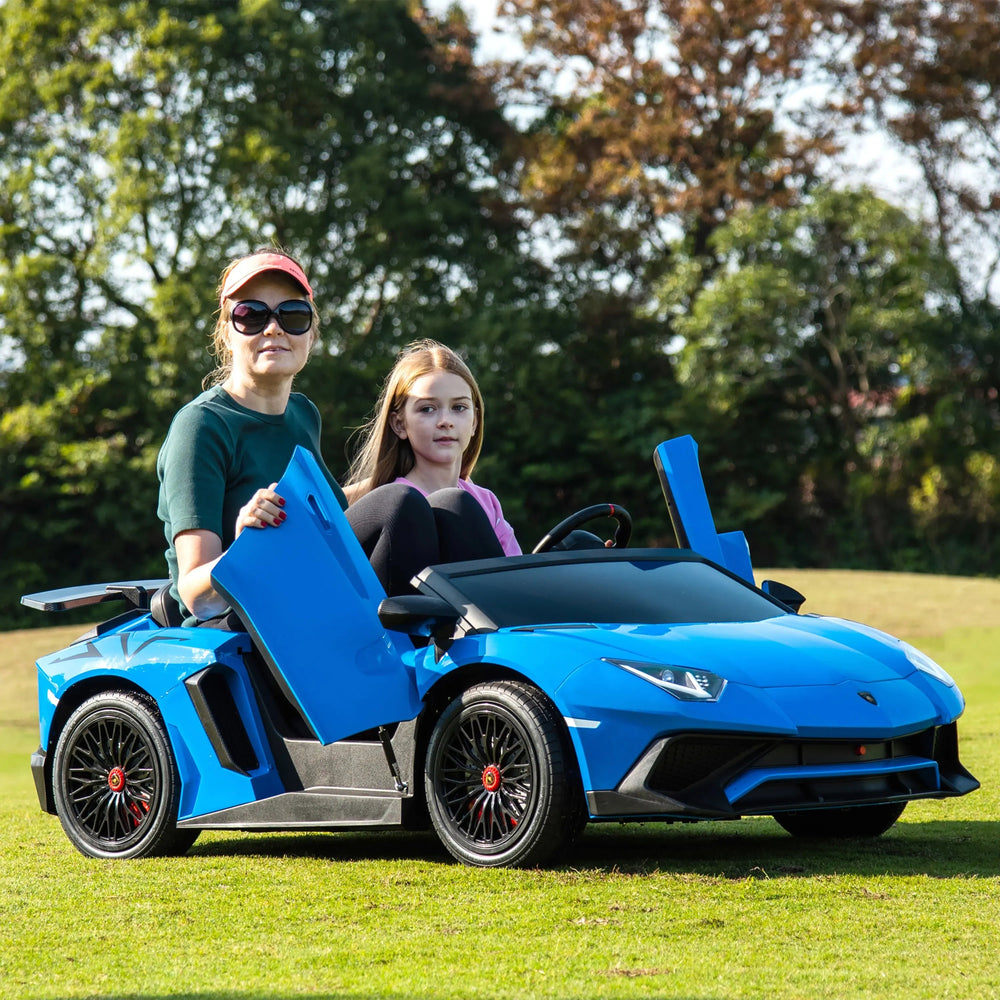 24V Lamborghini Aventador 2 Seater Ride On Car for Kids: Advanced Brushless Motor & Differential for High-Octane Fun (ONLINE ORDER ONLY)