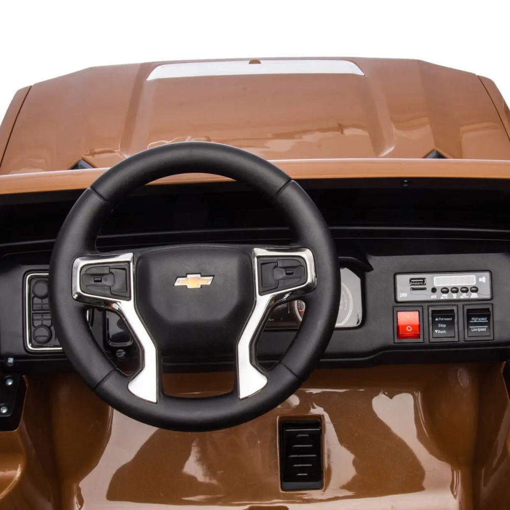 24V 4x4 Chevrolet Silverado 2 Seater Ride on Truck (ONLINE ORDER ONLY)