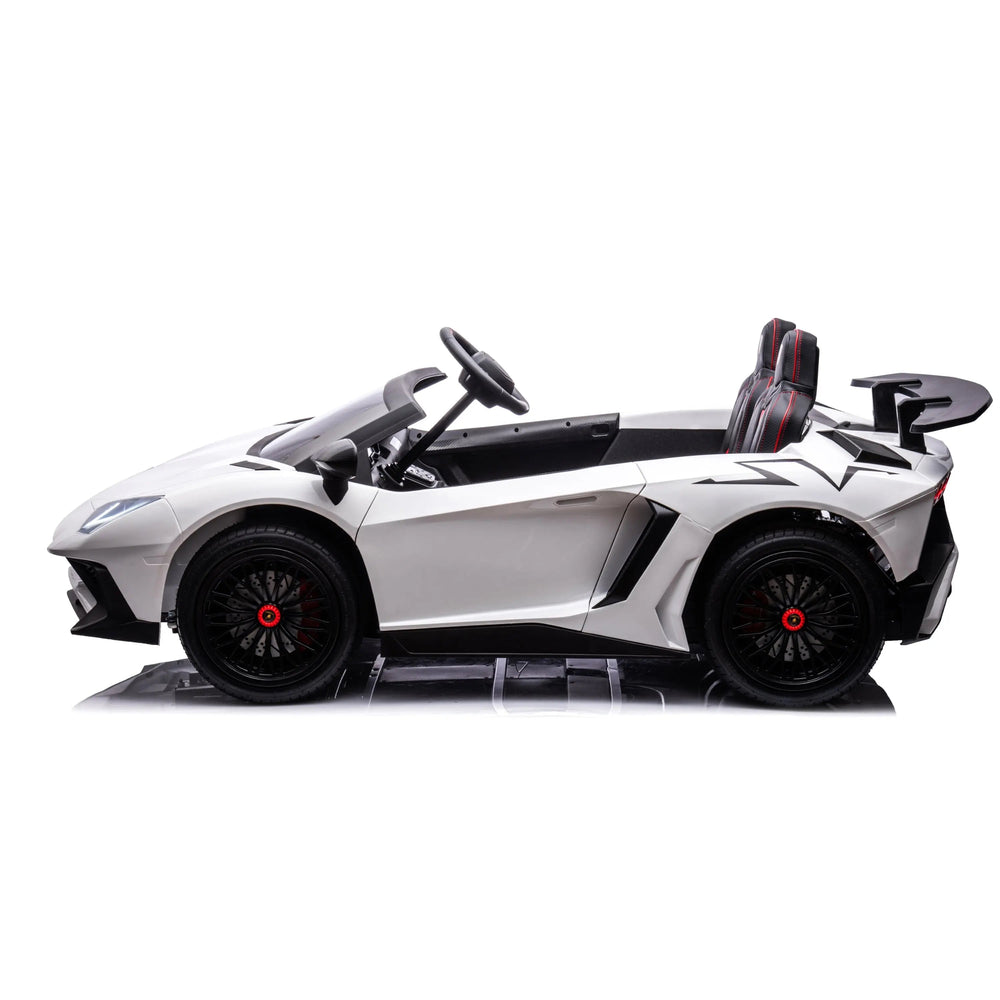 24V Lamborghini Aventador 2 Seater Ride On Car for Kids: Advanced Brushless Motor & Differential for High-Octane Fun (ONLINE ORDER ONLY)