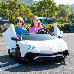 24V Lamborghini Aventador 2 Seater Ride On Car for Kids: Advanced Brushless Motor & Differential for High-Octane Fun (ONLINE ORDER ONLY)