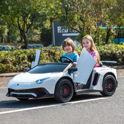 24V Lamborghini Aventador 2 Seater Ride On Car for Kids: Advanced Brushless Motor & Differential for High-Octane Fun (ONLINE ORDER ONLY)