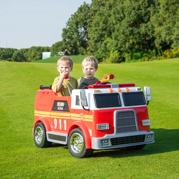 24V Freddo Fire Truck 2-Seater Ride on (ONLINE ORDER ONLY)