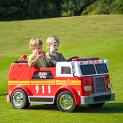 24V Freddo Fire Truck 2-Seater Ride on (ONLINE ORDER ONLY)