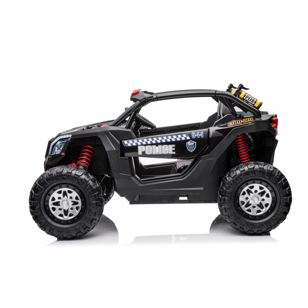 24V 4x4 Freddo Storm Police UTV 2-Seater for Kids with Lights & Sirens for Action-Packed Adventures