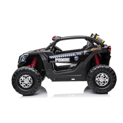 24V 4x4 Freddo Storm Police UTV 2-Seater for Kids with Lights & Sirens for Action-Packed Adventures