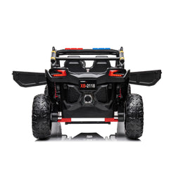 24V 4x4 Freddo Storm Police UTV 2-Seater for Kids with Lights & Sirens for Action-Packed Adventures