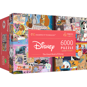 Trefl Prime Disney The Great Book of Disney 6000 Piece Puzzle