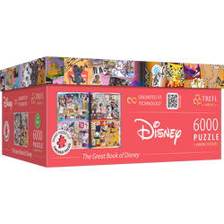 Trefl Prime Disney The Great Book of Disney 6000 Piece Puzzle (ONLINE ORDER ONLY)