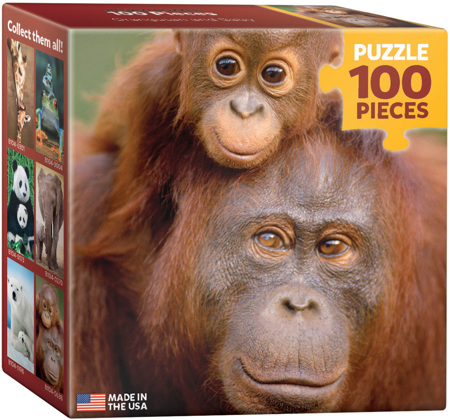 Puzzle: Mini Puzzle Collection - Orangutan & Baby (ONLINE ORDER ONLY)