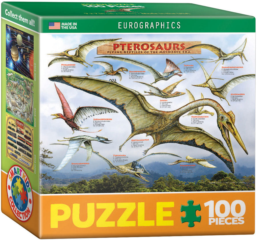Puzzle: Mini Puzzle Collection - Pterosaurs (ONLINE ORDER ONLY)