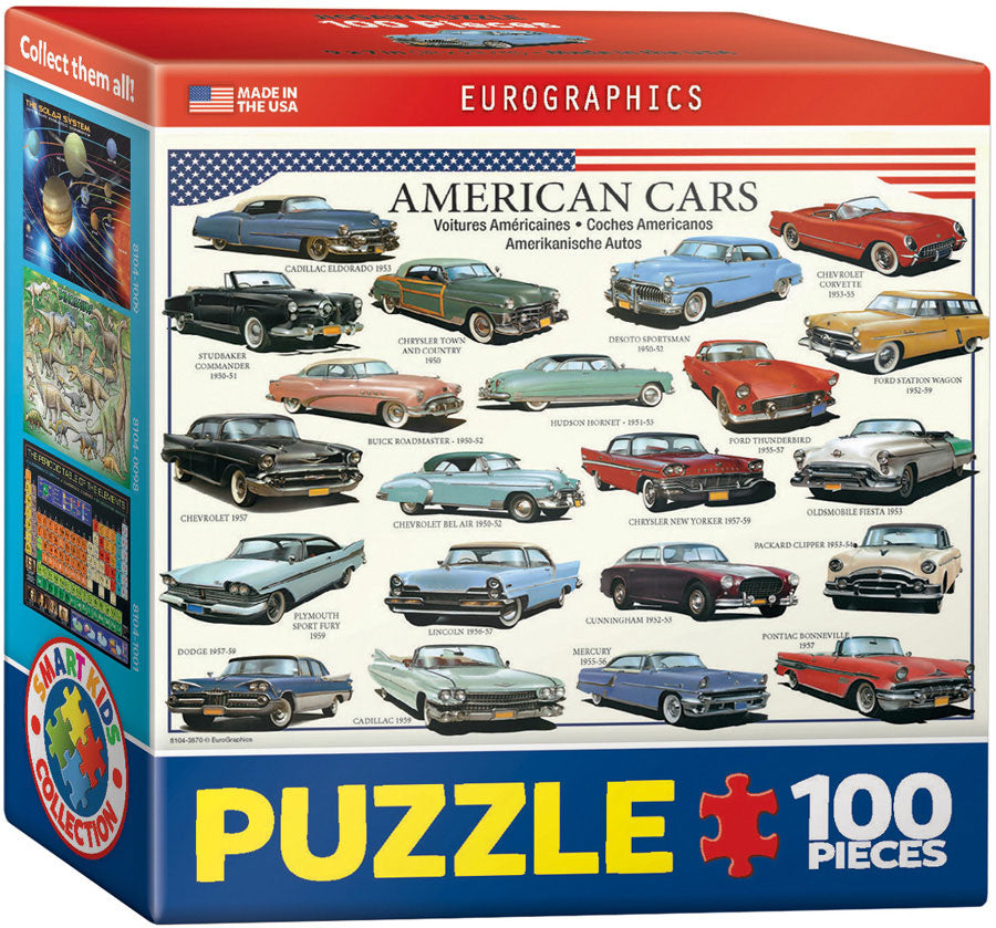 Puzzle: Mini Puzzle Collection - American Cars of the Fifties (ONLINE ORDER ONLY)