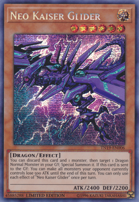 Neo Kaiser Glider [TN19-EN006] Prismatic Secret Rare (ONLINE ORDER ONLY)