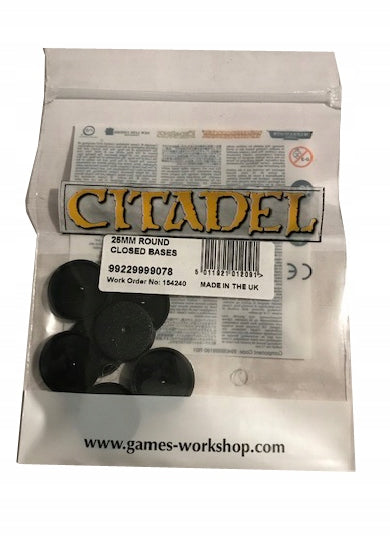 Citadel: 25mm Round Bases (10) (ONLINE ORDER ONLY)