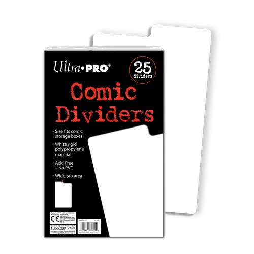 Ultra Pro Comic Dividers (25 Pack) - Anime Imports LLC