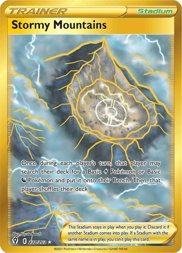 Stormy Mountains (232/203) [Sword & Shield: Evolving Skies] (Online Only)