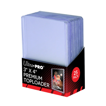 3" x 4" Ultra Clear Premium Toploaders (25ct) (ONLINE ORDER ONLY)