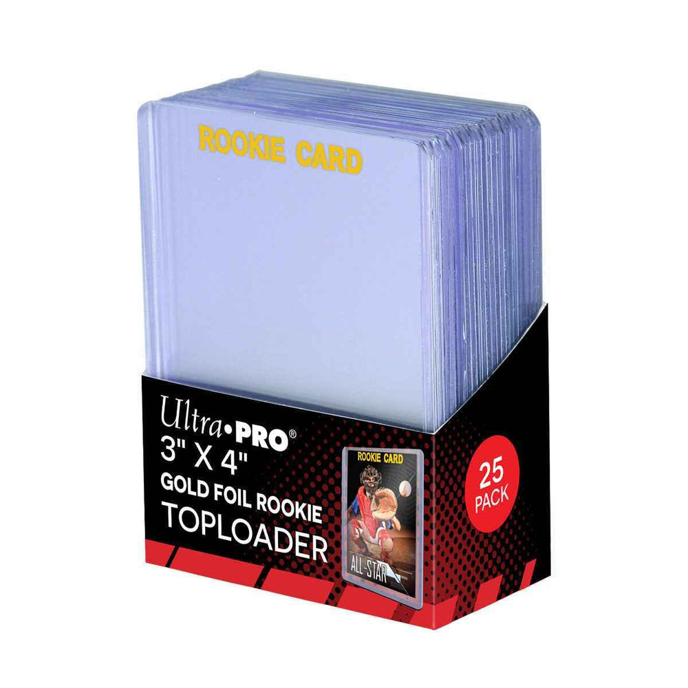 3" x 4" Clear "Rookie Gold" TOPLOADER® Sleeves (25ct) for Standard Size Cards