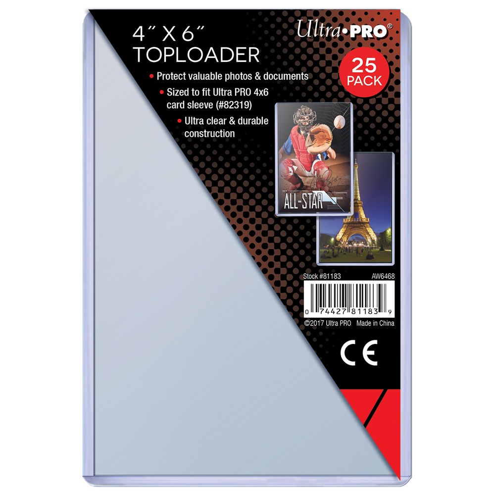 4" x 6" TOPLOADER® Sleeves (25ct)