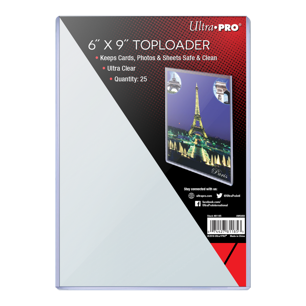 6" x 9" TOPLOADER® Sleeves  (25ct)