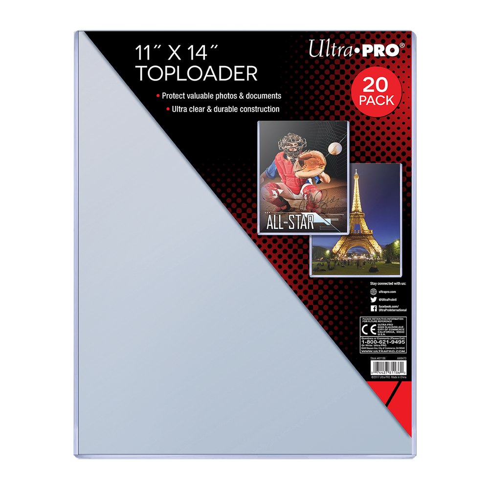 11" x 14" TOPLOADER® Sleeves (20ct)