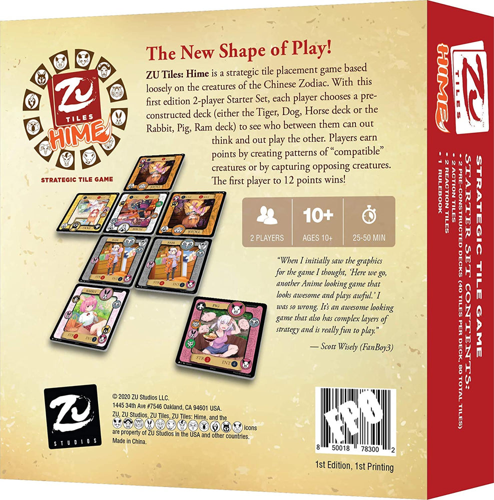 ZU Tiles: Hime - Starter Set 1 (ONLINE ORDER ONLY)