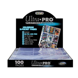 Platinum Series 9-Pocket Pages (100ct) for Cards and Photos