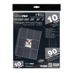 Platinum Series 9-Pocket 11-Hole Punch Pages (10ct) for Standard Size Cards
