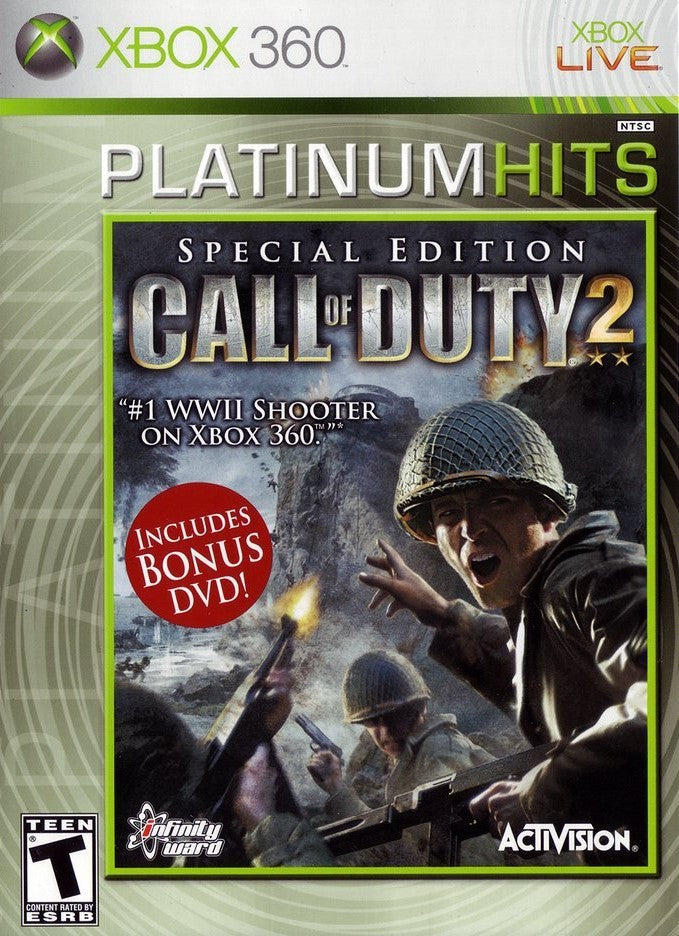 Call of Duty 2: Special Edition With Bonus DVD (Platinum Hits) (Xbox 360) (ONLINE ORDER ONLY)