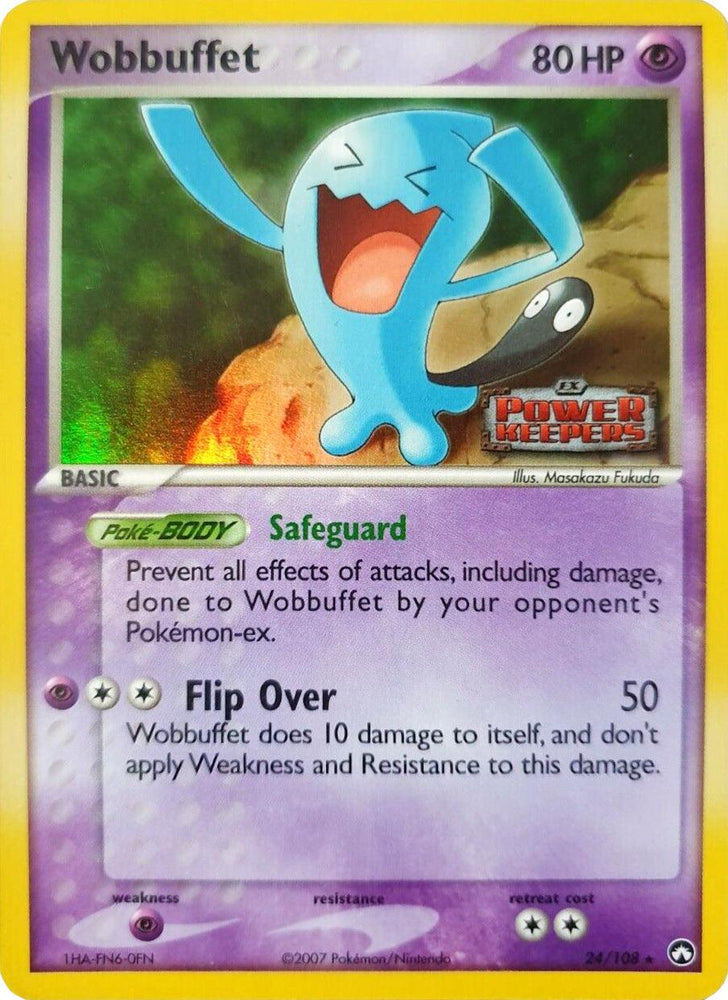 Wobbuffet (24/108) (Stamped) [EX: Power Keepers] (Online Only)