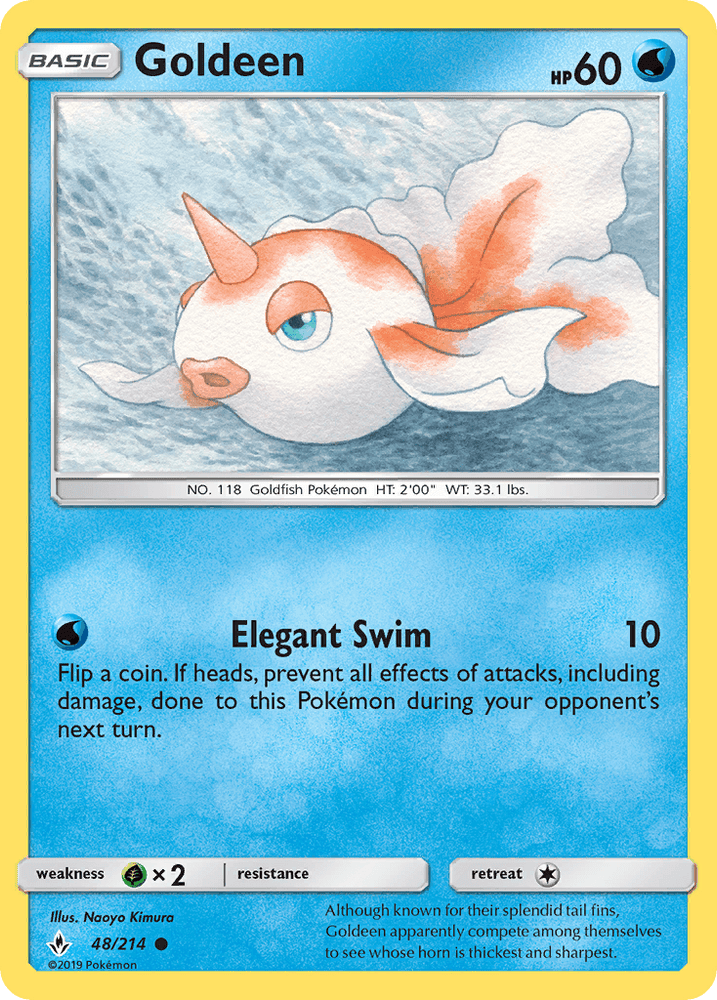 Goldeen (48/214) [Sun & Moon: Unbroken Bonds] (Online Only)