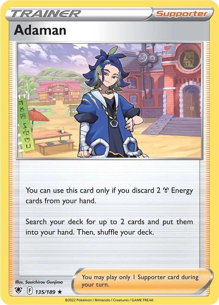 Adaman (135/189) (Theme Deck Exclusive) [Sword & Shield: Astral Radiance] (Online Only)