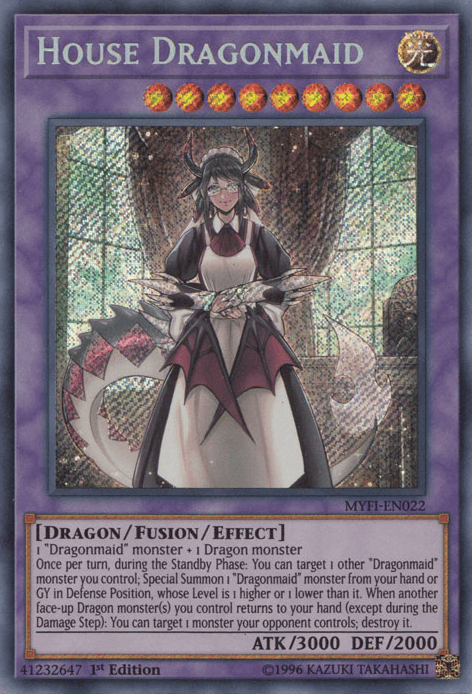 House Dragonmaid [MYFI-EN022] Secret Rare (ONLINE ORDER ONLY)