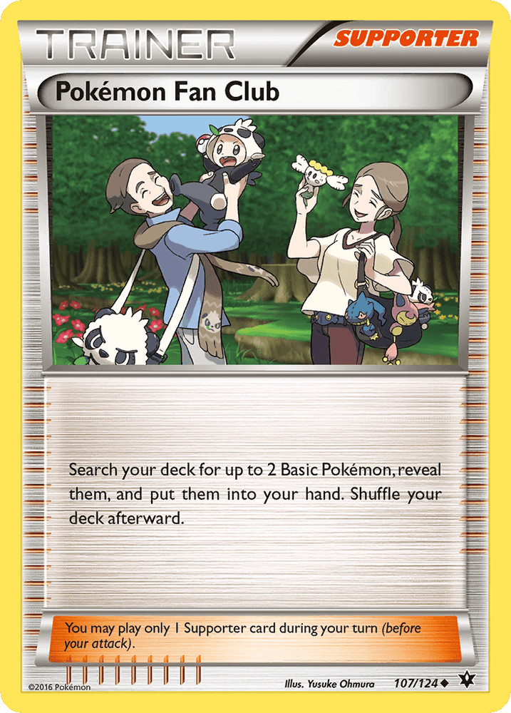 Pokemon Fan Club (107/124) [XY: Fates Collide] (Online Only)