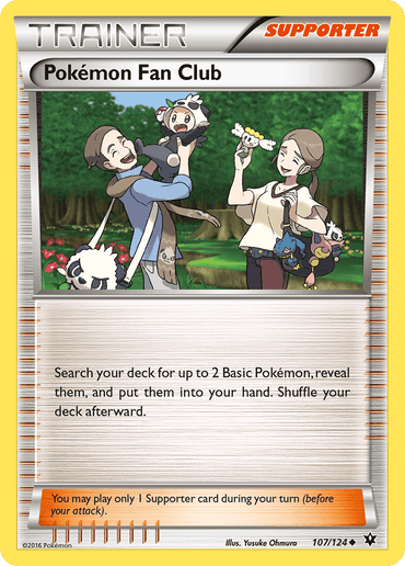 Pokemon Fan Club (107/124) [XY: Fates Collide] (Online Only)