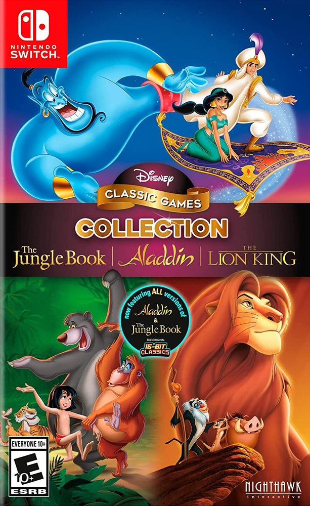 Disney Classic Games Collection: Jungle Book, Alladin & Lion King (Nintendo Switch) (ONLINE ORDER ONLY)