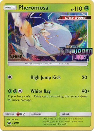 Pheromosa (SM115) (Staff Prerelease Promo) [Sun & Moon: Black Star Promos] (Online Only)