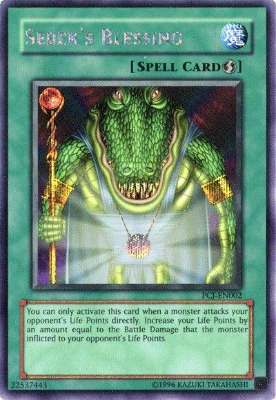 Sebek's Blessing [PCJ-EN002] Prismatic Secret Rare (ONLINE ORDER ONLY)