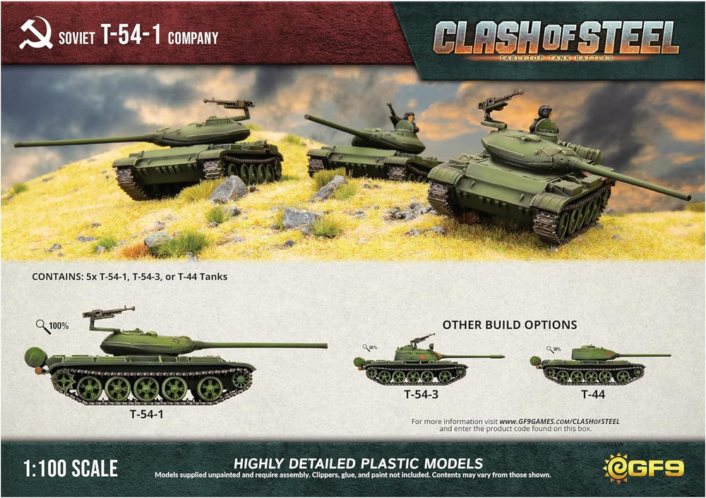 Clash of Steel - Soviet: T-54-1 Company (ONLINE ORDER ONLY)