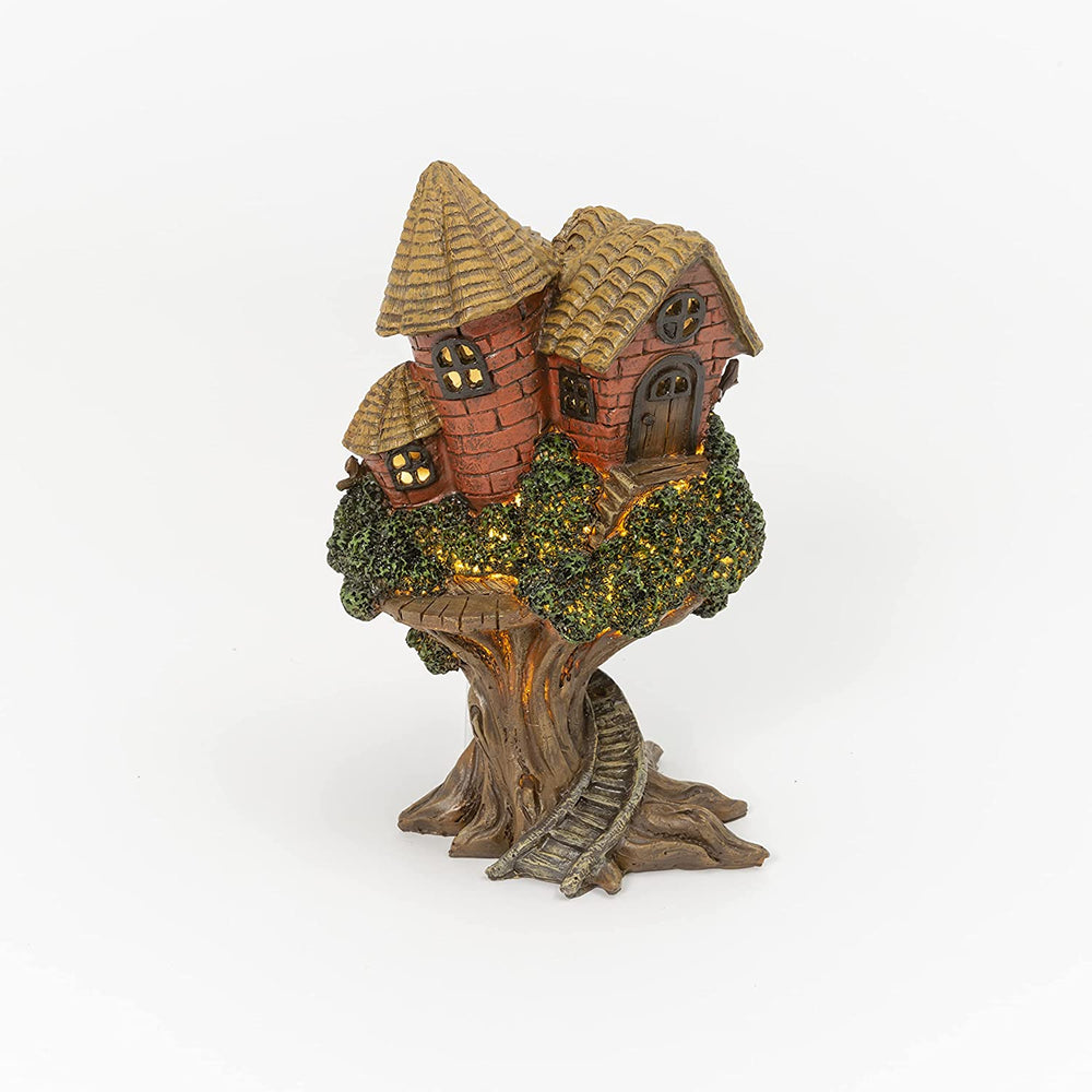 Solar Lighted Gnome Treehouse (ONLINE ORDER ONLY)