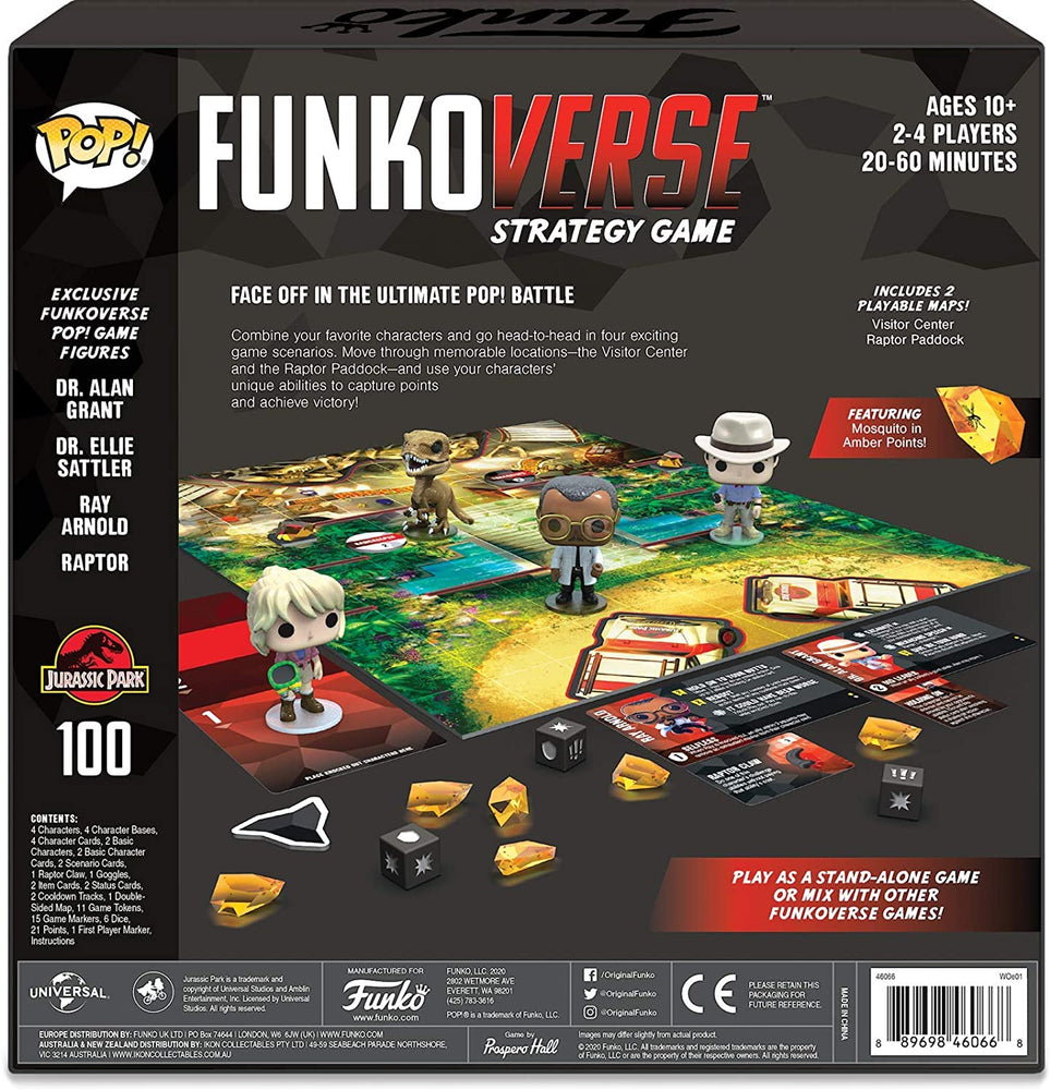 FunkoVerse: Jurassic Park 100 (ONLINE ORDER ONLY)