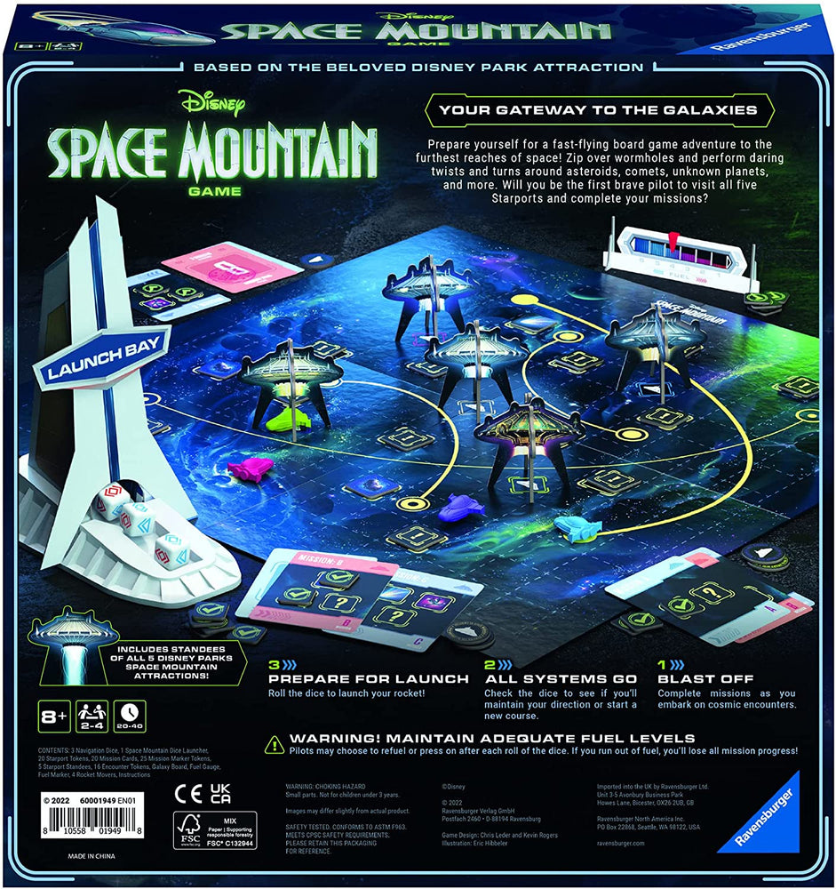 Disney Space Mountain Game (ONLINE ORDER ONLY)