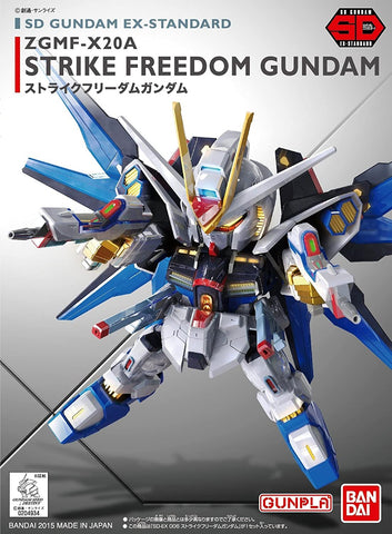 Bandai Spirits: Gundam Seed Destiny - ZGMF-X20A Strike Freedom Gundam Model Kit [SD EX-STANDARD] (ONLINE ORDER ONLY)