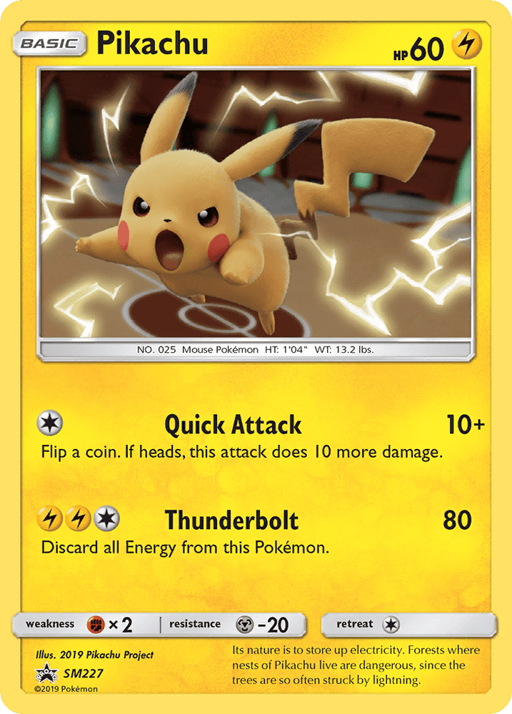 Pikachu (SM227) [Sun & Moon: Black Star Promos] (Online Only)