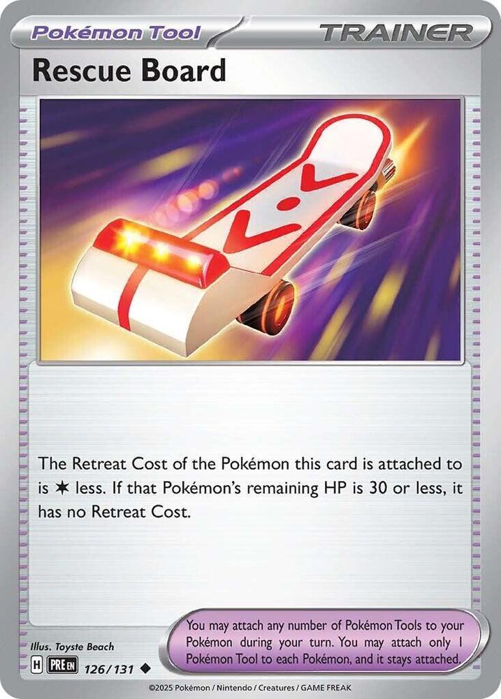 Rescue Board (126/131) [Scarlet & Violet: Prismatic Evolutions] (Online Only)