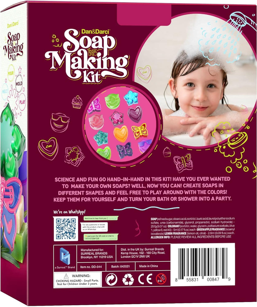 Dan&Darci Soap Making Kit for Kids - Crafts Science Toys - Birthday Gifts for Girls and Boys Age 6-12 Years Old Girl DIY - Best Educational Activity Gift by Surreal Brands (ONLINE ORDER ONLY)